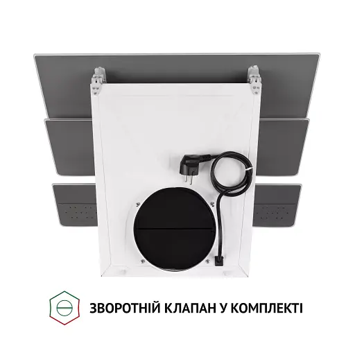 Вытяжка декоративная наклонная Perfelli DNS 6482 D 850 WH LED - фото 8