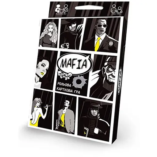 Настольная игра Danko Toys Мафия в стиле комиксов (укр.) (DTG52U) - фото 1