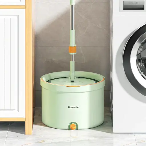 Набор швабры и ведра с отжимом Homettler CW005 Синий  - фото 4