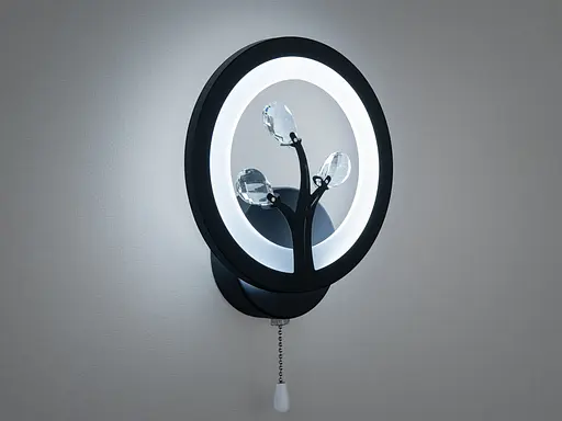 Світлодіодний дизайнерський світильник Romin 16 W чорний - фото 2