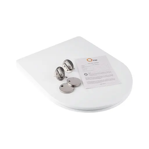 Сиденье для унитаза Qtap (Swan, Jay) с микролифтом Slim QT1699SC5176W, Белый - фото 7