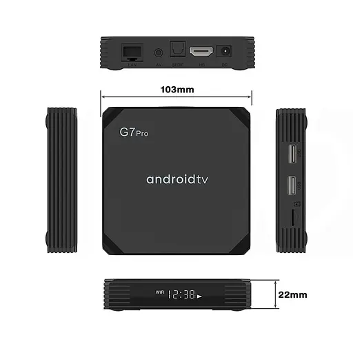 Смарт ТВ приставка Magicsee G7 Pro 4/32 Гб Android TV 11 Smart Box - фото 5