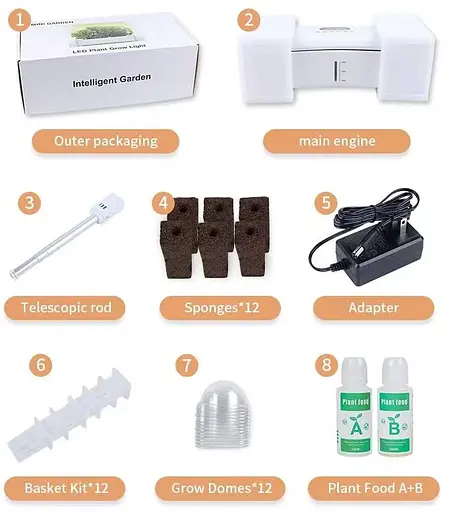 Гідропонна система для дому ABIS SP201 Чорний - фото 2