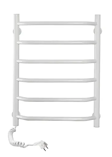 Электрический полотенцесушитель Navin Блюз 480x600 левый 12-006130-4860, Белый, Левое - фото 1