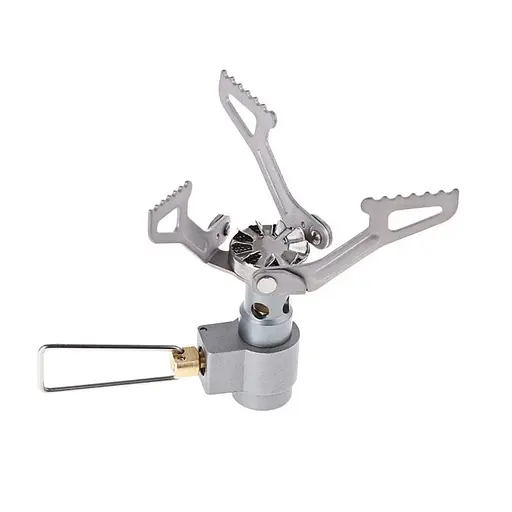 Набір Газовий пальник титановий BRS-3000T + Газовий балон різьбовий бутановий Quest, 450гр - фото 2