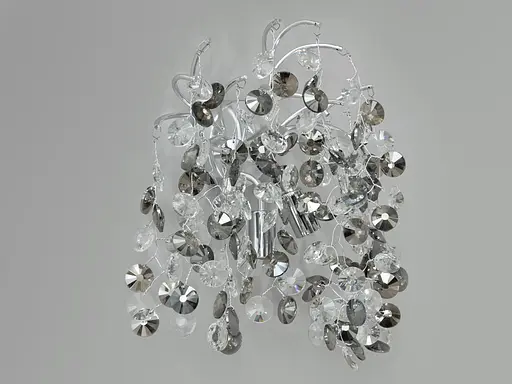 Світильник сателіт до кришталевих люстр, хром - фото 2