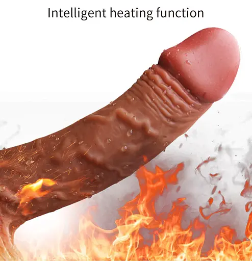 Вібратор B-Series Fox Telescopic 21 см (коричневий) - фото 11