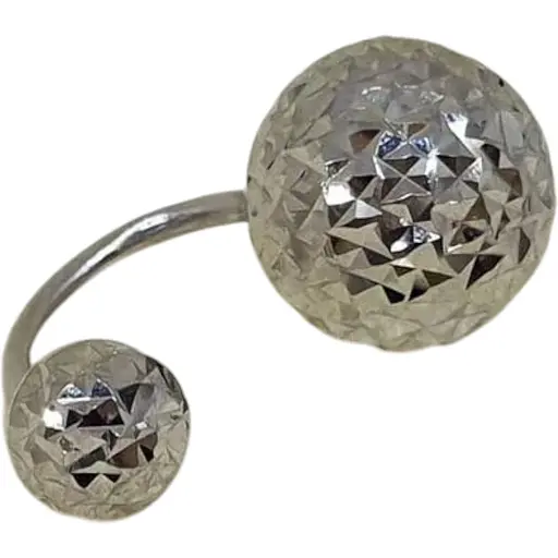 Золота сережка-пірсинг Favoritum. 310129_9_Б_А