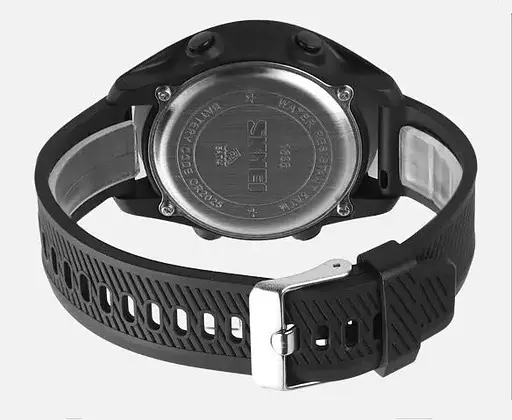 Мужские спортивные часы Skmei 1638 (Черные с белым циферблатом) - фото 5