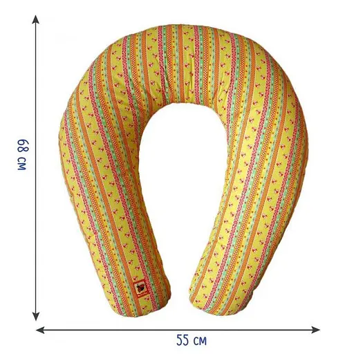 Подушка для кормления МС 110612-05 жёлтая - фото 2