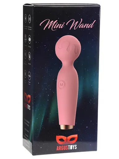 Вібратор Argus Mini Wand 15 см рожевий - фото 2