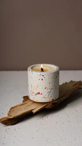 Парфюмерная свеча Choice Aroma Coconut Lime Verbena белая 140 г - фото 3