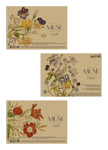 Альбом для рисования 3 шт. Альбом Muse 30 л. А4 320 4823088235333 - фото 1