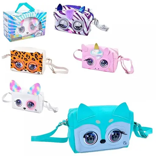 Сумочка с глазами, 16x11x6 см, звук, молния, YG0033 - фото 2