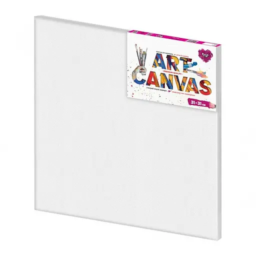 Холст для рисования "Art Canvas" Danko Toys AC-31х31, 31х31 см - фото 1