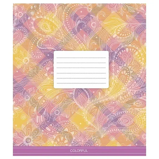 Зошит учнівський "Сolor mania" 018-3386L-2 в лінію, 18 аркушів