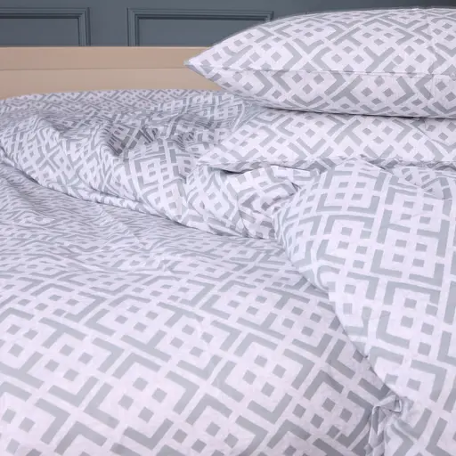 Підковдра MirSon Ranforce Elite Abstract Gray 110х140 см (2200013164487) - фото 5