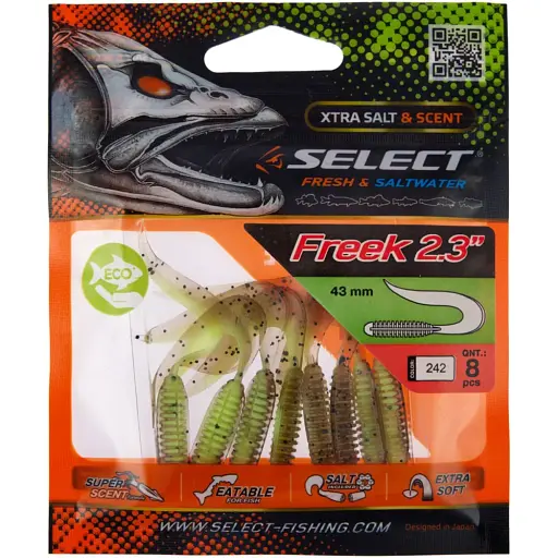Силікон Select Freek 2.3" #242 (8 шт/уп) - фото 2
