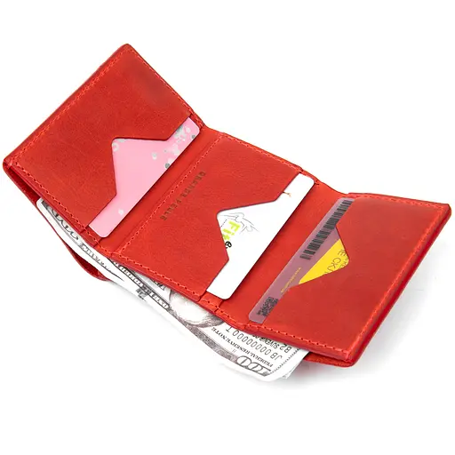 Женский кошелек Grande Pelle 8х10х1.5 см acs0022473 - фото 5