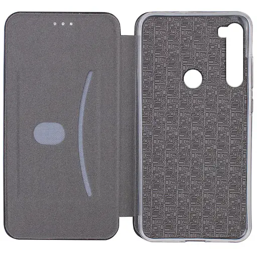 Шкіряний чохол-книжка Classy для Xiaomi Redmi Note 8 / Note 8 2021 Темно-синій - фото 2