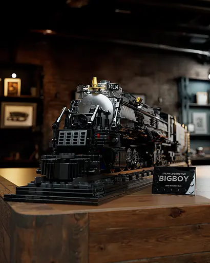 Конструктор Nifeliz Локомотив "Big Boy" з підставкою (NF10263) - фото 2