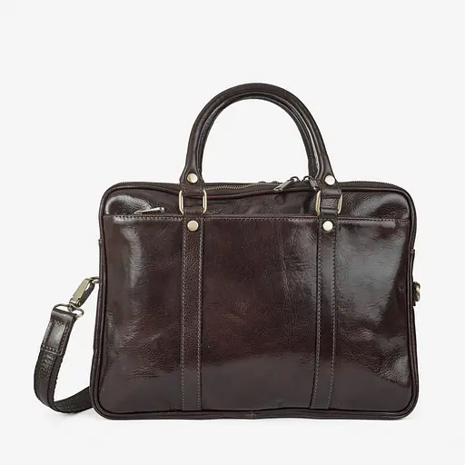 Шкіряна чоловіча сумка VIRGINIA CONTI 35х25х8 см sum0023804 - фото 1