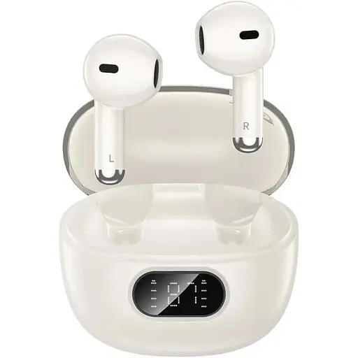 Навушники Hoco EQ18 Field ANC + ENC noise Cancelling true wireless BT 5.4 headset бездротові білі