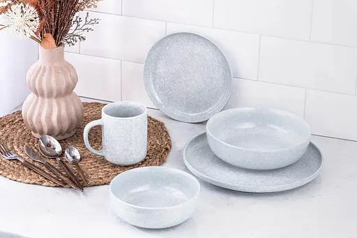 Тарілка десертна Ardesto Loreto порцеляна блакитна 19 см (AR1019LB) - фото 6