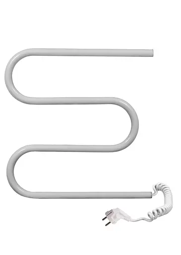 Электрический полотенцесушитель Navin Змеевик 500x500 правый 12-000000-5050, Белый, Правое - фото 1