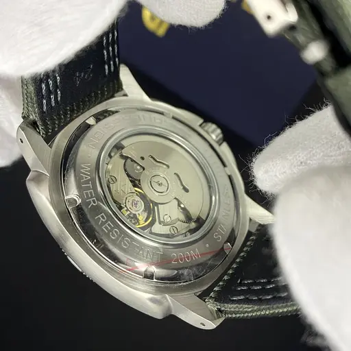 Наручний годинник чоловічий PD-1736 Silver-Green Pagani Design acs0031180 - фото 6