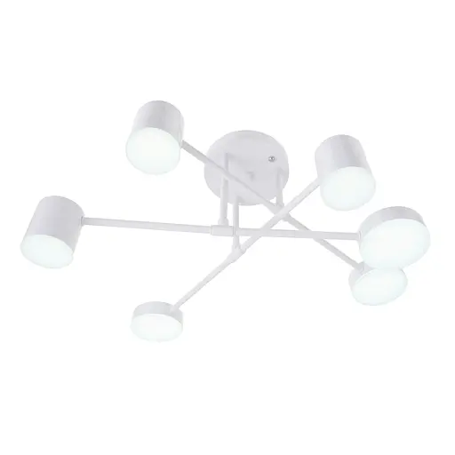 Люстра потолочная Brille светодиодная 42W WW+NW+CW WH (BR-01 625C/6) - фото 6