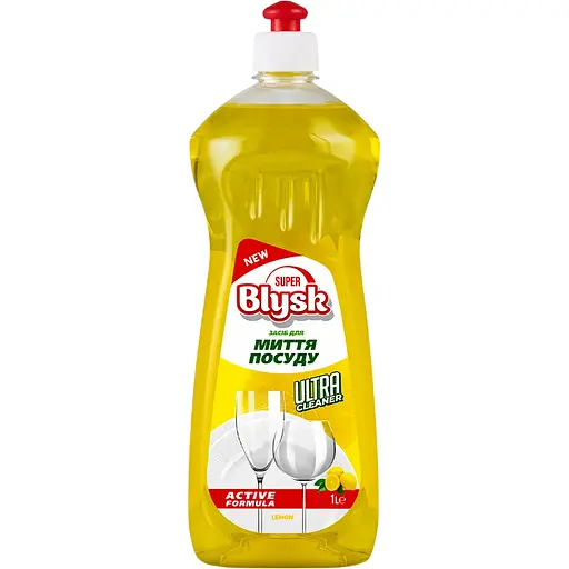 Засіб для миття посуду Super Blysk лимон 1 л