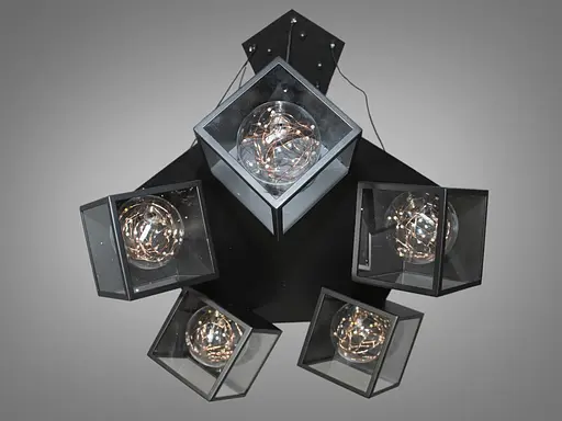 Креативная, высокотехнологичная, волшебная светодиодная люстра в стиле Loft, - фото 3