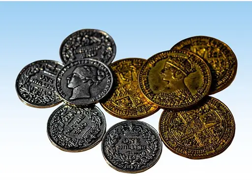 Аксесуар PHALANX Nanty Narking Набір вікторіанських металевих монет (ВММ001) - фото 3