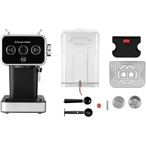 Кофеварка рожковая Russell Hobbs 26450-56 Distinctions черная - фото 9