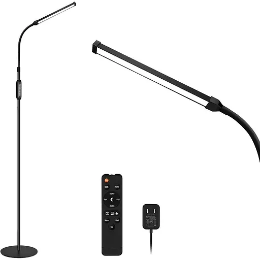 Светодиодный торшер с регулируемой гусиной шеей для наращивания ресниц.