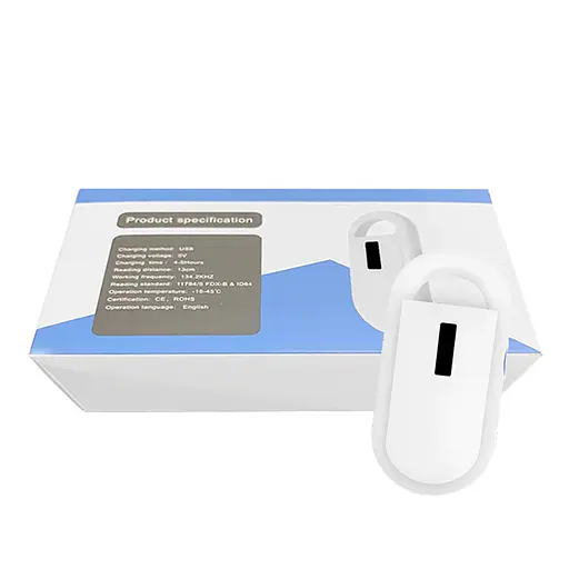 RFID считыватель чипов капсул идентификаторов животных на частоте 134.2kHz Faread PT-160, белый (100883) - фото 6