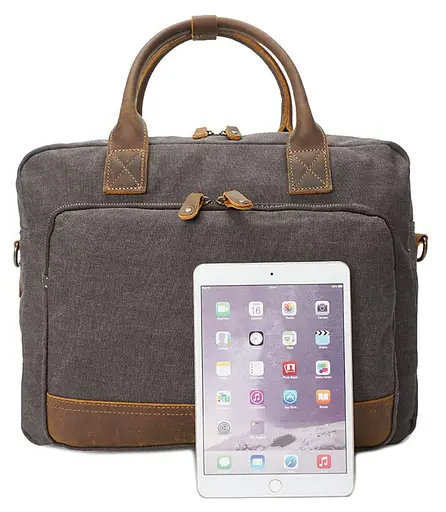 Чоловіча сумка Vintage 38х30х10 см sum0012265 - фото 3