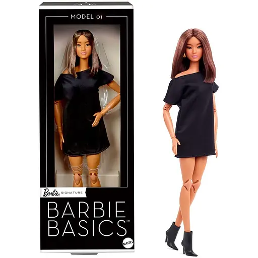 Лялька Barbie Signature Basics №1 брюнетка з каре (JBH72) - фото 11