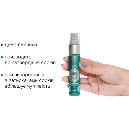 Гель для стимуляції сосків System JO NIPPLE TITILLATOR WINTER BLITZ (30 мл) - фото 2