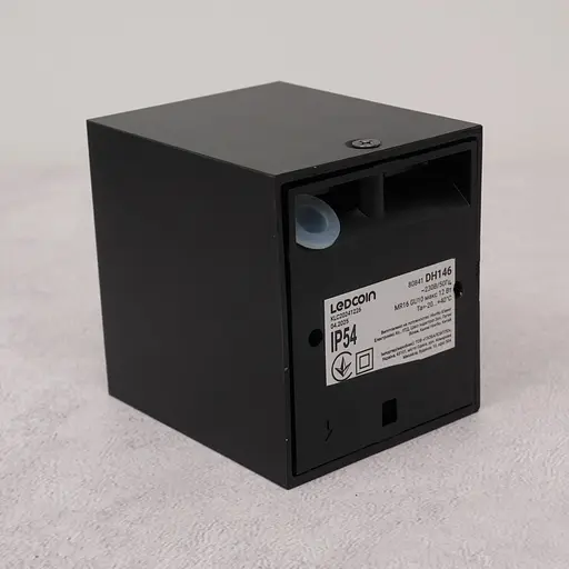 Архітектурний накладний світильник Ledcoin DH146 під лампу чорний - фото 2