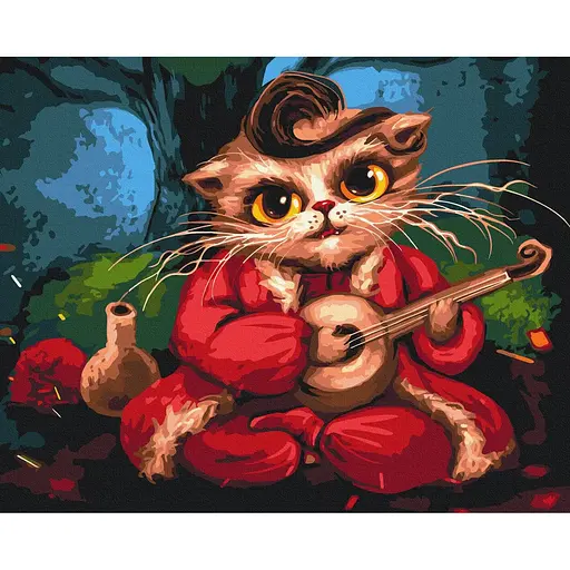 Картина по номерам на подрамнике Brushme Кот Мамай Марианна Пащук