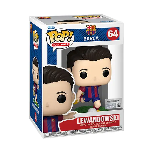 Ігрова фігурка Funko Pop! Football FC Barcelona Левандовський (72236) - фото 3
