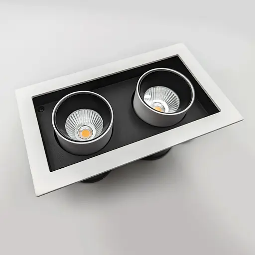 Точечный светильник RGL7117-2 2×12W WH+BK 3000K - фото 3