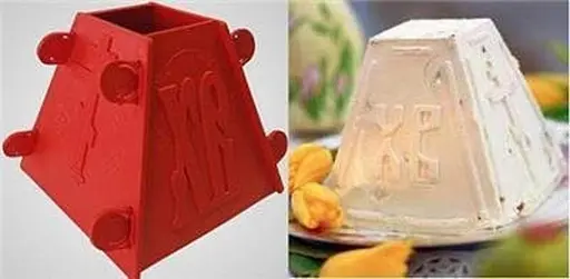 Форма для творожной и сырной пасхи (маленькая) 0.3 кг, Kitchette Красный 81646 - фото 5