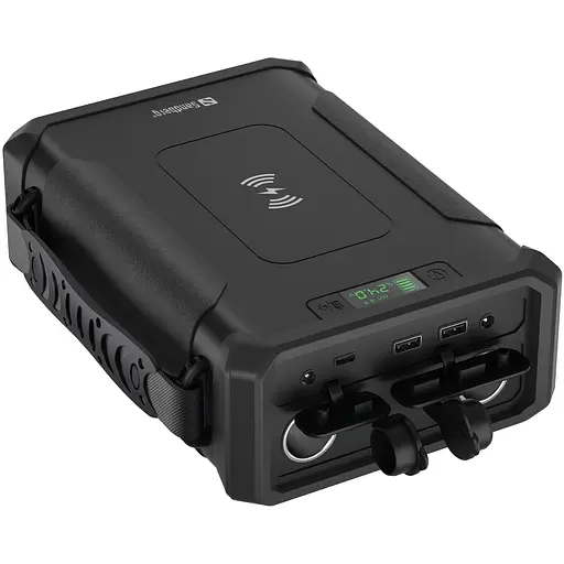 УМБ Sandberg Survivor 96000mAh DC84W PD USB-C60W Cigar Lighter 180W 2USB-A18W,Wireless LiFePo4 - фото 1