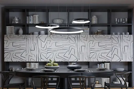 Підвісний світильник MJ-Light RING 58 48W 4000K SBK 11003 - фото 2