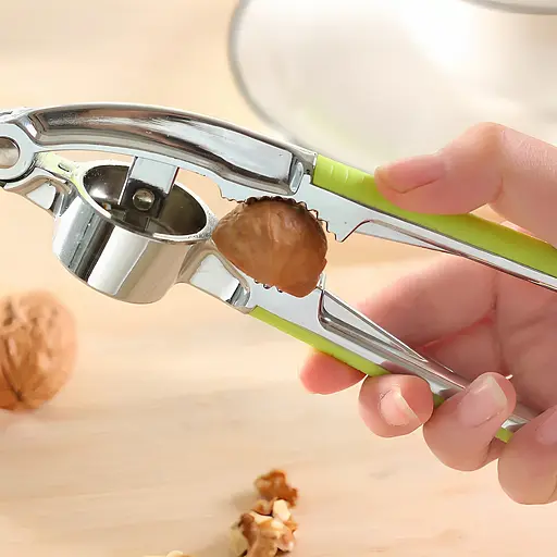 Многофункциональный пресс измельчитель для чеснока чесночница с орехоколом (2 в 1), Kitchen Master Зелёный 85640 - фото 2