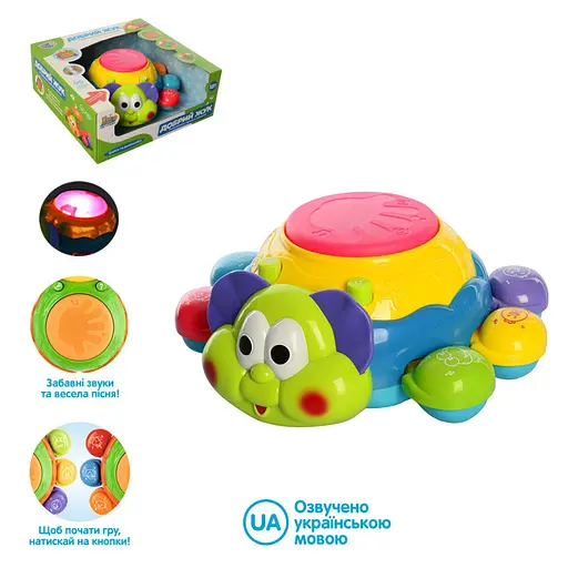 Музична гра Жук 7259 UA жук,19см, навчання (кольори, тварини),танцює - фото 2