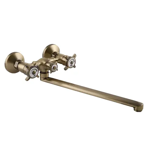 Смеситель для ванны Zerix Z22325-2 ZX0555 Бронза - фото 1